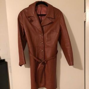 Vintage brown trench coat